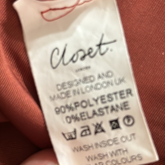 CLOSET LONDON BROWN RUST
VELVET PUFF SLEEVE A-LINE DRESS Holiday Party Wedding 2 - Picture 10 of 11